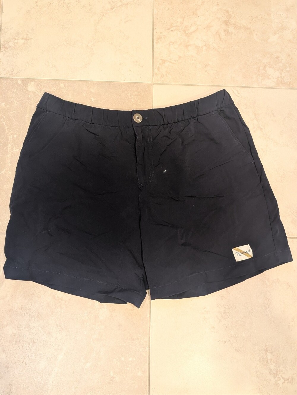 Tracksmith Shorts Two Pairs Navy Green Size Large